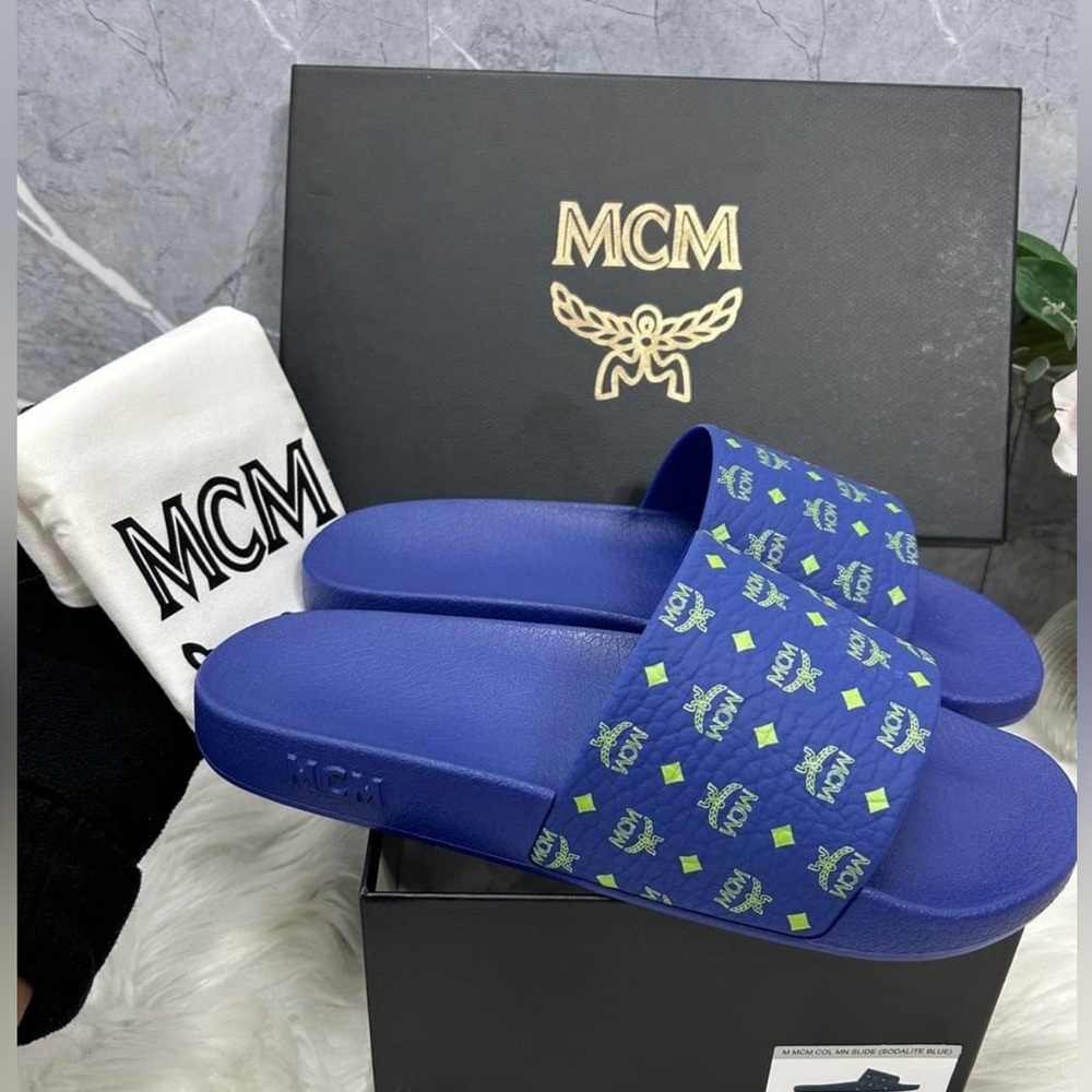 A 252 - π― % authentic MCM sandals shoe - Picture 1 of 5